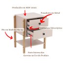 Ver imagem 5 de Mesa de Cabeceira Magali