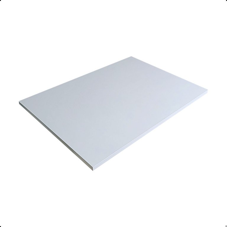 1 Prateleira Branca 60X45 Tampo Tabua Mdf  Organizadora Decoração Cozinha Quarto Banheiro Sala
