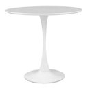 Ver imagem 1 de Mesa Lateral Tulipa Saarinen Redonda 41 cm Laqueada Branco