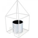 Ver imagem 1 de Vaso com Suporte Geo Forms Triangulo 17cm x 17cm x 31cm Urban
