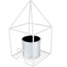 Vaso com Suporte Geo Forms Triangulo 17cm x 17cm x 31cm Urban - 1