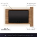 Ver imagem 3 de Painel Home para TV até 65 Sala de Estar PL3001 Natural/Off White - Gran Belo