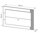 Ver imagem 2 de Painel Home para TV até 65 Sala de Estar PL3001 Natural/Off White - Gran Belo