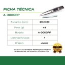 Ver imagem 4 de Kit Estilete Japonês Ambidestro a-300GRP e Lâminas de Reposição Ba-160E Nt Cutter