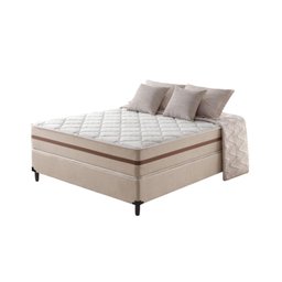 Cama Box + Colchão de Viúva Classic Molas Pocket 128x188x61cm - 1