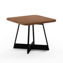 Ver imagem 5 de Mesa Jantar Quadrada 90cm + 4 Cadeiras Duo Estofadas Np Cor:nogal com Grafite