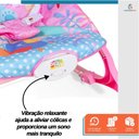 Ver imagem 6 de Cadeira de Descanso Bebê Balanço Rosa até 18kg Suave Vibração Relaxante Cinto de Segurança Mobile Ba