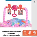 Ver imagem 7 de Cadeira de Descanso Bebê Balanço Rosa até 18kg Suave Vibração Relaxante Cinto de Segurança Mobile Ba