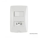 Ver imagem 1 de Interruptor Petra 1 Simp+tom 2p+t C/pl 10a 250v C/10pcs