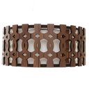 Ver imagem 6 de Luminária Decorativa Madeira Plafon Redondo Encantadas 35cm:Pau Ferro