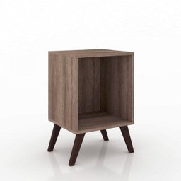 Mesa de Cabeceira Retrô com Nicho RT 3013   - 1