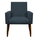 Ver imagem 1 de Poltrona Decorativa Nina Cadeira Escritório Recepção:azul