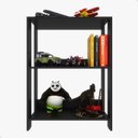 Ver imagem 2 de Nicho para Brinquedoteca ou Quarto Infantil para Organizar Brinquedos - Preto