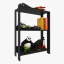 Ver imagem 4 de Nicho para Brinquedoteca ou Quarto Infantil para Organizar Brinquedos - Preto