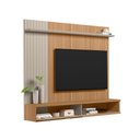 Ver imagem 4 de Painel Home para TV Sala de Estar Sintra Jequitibá Off White 150cm