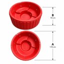 Ver imagem 3 de Eco Spa Portátil Topline: Banheira com Hidro, Aquecimento e Cromoterapia 220V Ouro Fino Vermelho