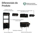 Ver imagem 3 de Cozinha Completa Pieta 9 Portas 1 Gaveta MDP 330cm Preta Madesa