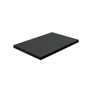 1 Prateleira Preta 30X20 Com Suporte Flutuante Mdf  Organizadora Decoração Cozinha Quarto Banheiro