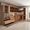 Cozinha Modulada 10 Peças Armários Balcões Torre Quente e Paneleiro Aroeira CabeCasa MadeiraOriginals - 14