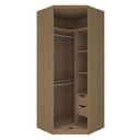 Ver imagem 2 de Guarda Roupa Modulado 02 Portas 245cm 02 Gavetas Canto Closet Setiba