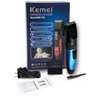 Máquina de Cortar Cabelo Barba Bigode Recarregável KM-730 Azul - 1