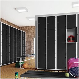 Armário Roupeiro Aço 8 Portas Guarda Volume Ea702 Preto - 3