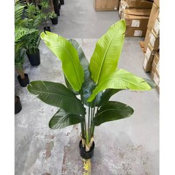 Planta Artificial Bananeira Grande para Decoração com 110cm - 5