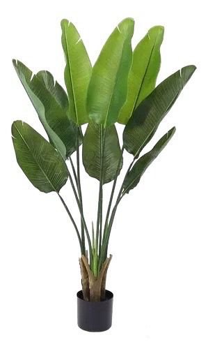 Planta Artificial Bananeira Grande para Decoração com 110cm - 2