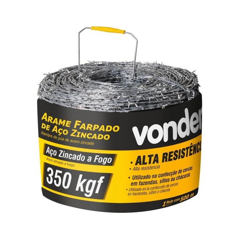 Arame Farpado 350 Kgf 500 metros Vonder