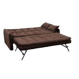 Sofá Cama 3 Lugares com 2 Almofadas Madalena  - 4