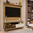 Ver imagem 1 de Rack com Painel para Sala Televisão até 50 Polegadas - Mod.2047