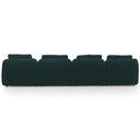 Ver imagem 6 de Sofá 5 Lugares para Sala de Estar Living 388cm Arlo F04 Veludo Verde Tc-12015 - Lyam Decor