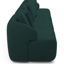 Ver imagem 7 de Sofá 5 Lugares para Sala de Estar Living 388cm Arlo F04 Veludo Verde Tc-12015 - Lyam Decor
