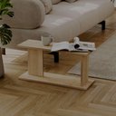 Ver imagem 3 de Mesa de Apoio Livn Carvalho 30x25x65cm para Sala e Quarto