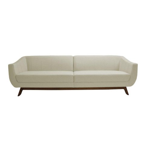 Sofá Boomer 230cm Veludo Bege - Gran Belo Decor