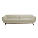 Ver imagem 1 de Sofá Boomer 230cm Veludo Bege - Gran Belo Decor