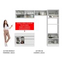 Ver mais imagens de Armário de Cozinha Completa 270cm Branco Glamy Madesa 12