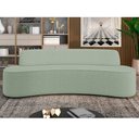 Ver imagem 2 de Sofá 4 Lugares Sala de Estar Cancún D02 Linho Verde 280 cm D-477 - Lyam Decor