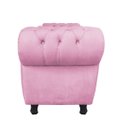 Ver imagem 5 de Recamier com Baú Grécia Namoradeira Calçadeira 195cm Suede D'Rossi - Rosa Bebê