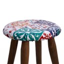 Ver imagem 2 de Kit C/ 4 Capas de Banqueta/banco Impermeável C/ Elástico Azulejo