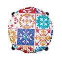 Ver imagem 1 de Kit C/ 4 Capas de Banqueta/banco Impermeável C/ Elástico Azulejo