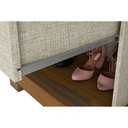 Ver imagem 6 de Guarda Roupa Casal 2 Portas de Correr e 3 Gavetas C/ Espelho e Pés Verg Nature/off White - Henn