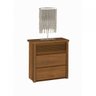 Mesa de Cabeceira 3 Gavetas Petrarca Móveis Bettio - 1