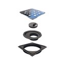 Ver imagem 1 de Grelha para Ralo Linear Novii Quadrada 5205 10x10 Aço Inox