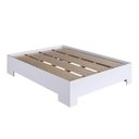 Ver imagem 3 de Cama de Casal Queen Box Branca 162x202x36cm Mdp Xangai Art In Móveis