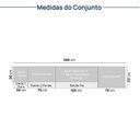 Ver imagem 7 de Cozinha Planejada 8 Peças 4 Aéreos 3 Balcões 1 Torre Quente Nara CabeCasa MadeiraOriginals Marrom/Avena/Cinza Claro