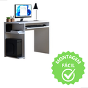 Ver imagem 6 de Escrivaninha Mesa para Computador Home Office Estudo com Prateleiras Gamer