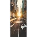 Ver imagem 2 de Adesivo de Porta Rua Vazia Arte Destaque M - 0,83 X 2,13 Metros