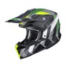 Capacete Hjc Off I50 Vanish Cinza Preto Verde E Amarelo 58 - 1