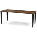 Ver imagem 1 de Mesa Jantar Fit Rustic Brown Base Grafite 220cm - 61924